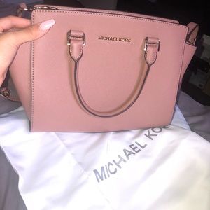 Michael Kors Dusty Rose Selma Satchel! Brand new!